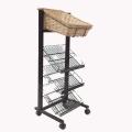 Tailor made supermarket metal drinks display stand