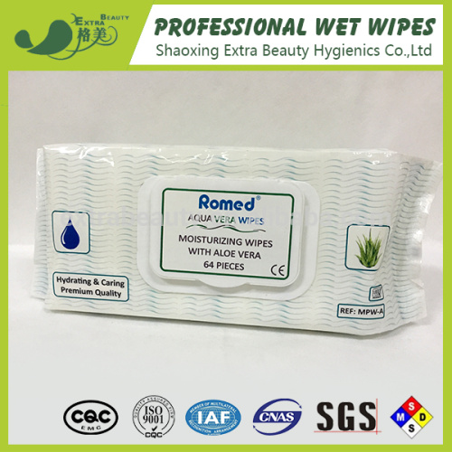 Personal Cleansing Wipes With Aloe Vera