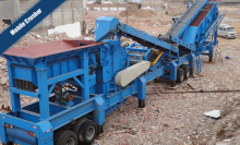 Mobile Rock Crusher Plant For Coal Granite Crushing