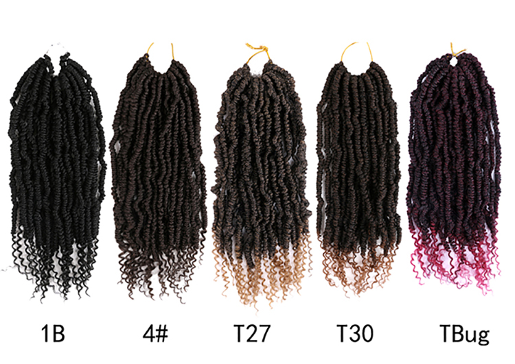 Wholesalers Baids Bomb Twist Hair 12inch Ombre Braids Crochet Braid Hair Synthetic Hair Braids Extensions