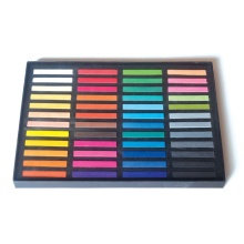 Non Toxic Soft Pastel Chalk Set - 48 Assorted Colors Square Chalk