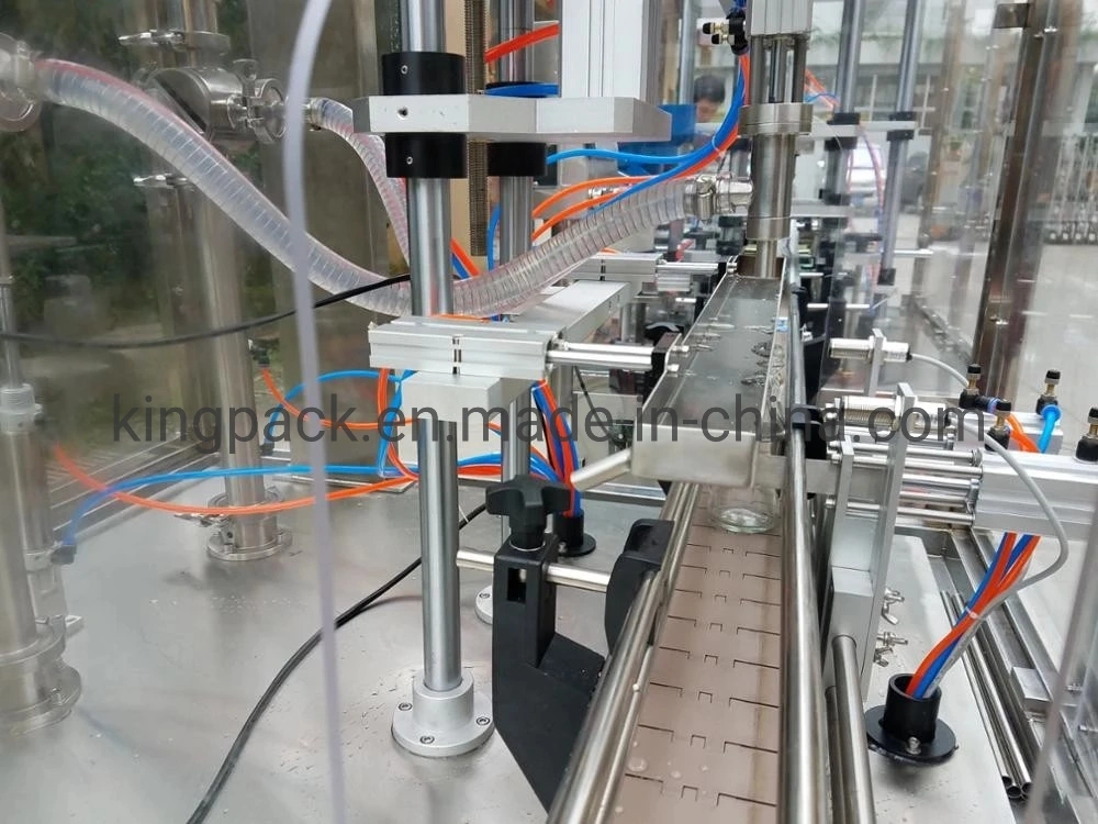 Automatic Cream&Shampoo Bottle Piston Filling Machine with 6 Nozzles