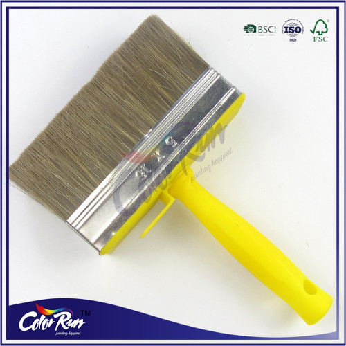 ColorRun cheap hand tool yellow plastic handle tin plated good quality ceiling brush