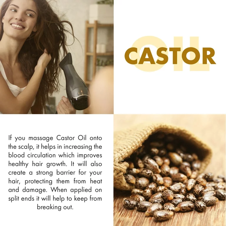 Pure Natural label label castor hair oil hair growth soothe scalp shoisturize การดูแลร่างกายการดูแลร่างกายน้ำมันละหุ่ง