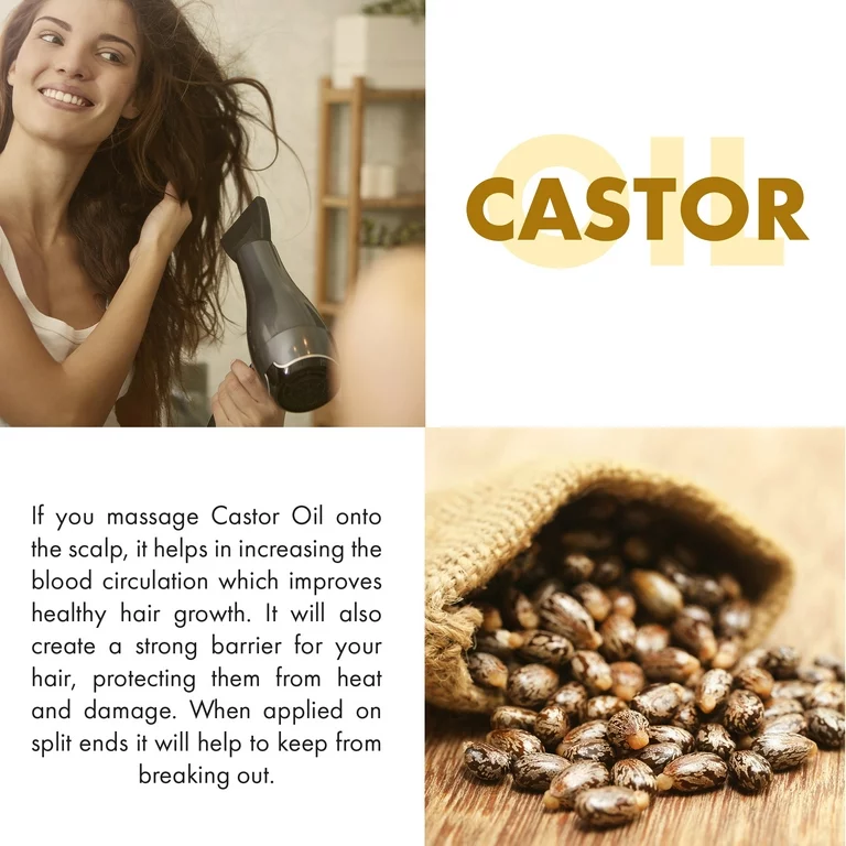 Pure Natural Relete privado Castor Cabello Cabello El crecimiento del cabello calma el cuero cabelludo Hidrurancia de tratamiento para el cuidado del cuidado del cuerpo Aceite