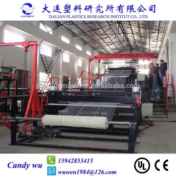 83*83mm plastic square net production line