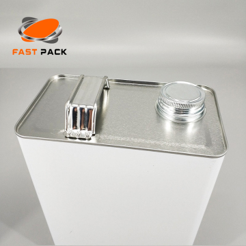 1 Gallon Unlined Tin Oblong F-Style Can