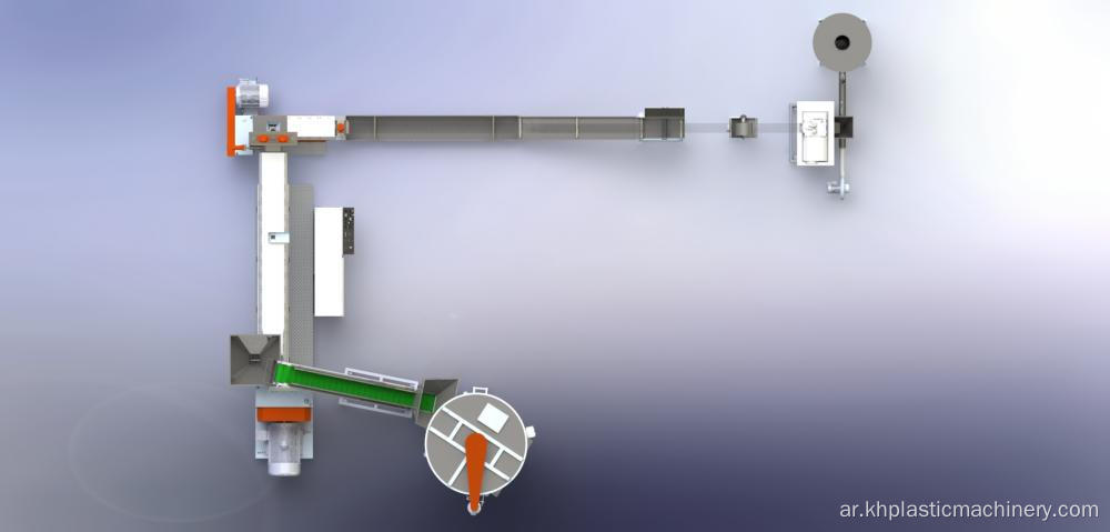 HDPE LDPE فيلم آلة الكريات صنع المحبب