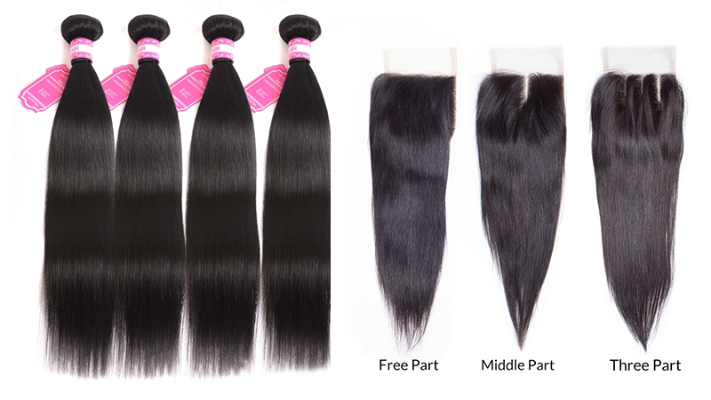 Factory 100% Unprocessed Virgin cuticle aligned malaysian hair loose curl human hair bundle with closure