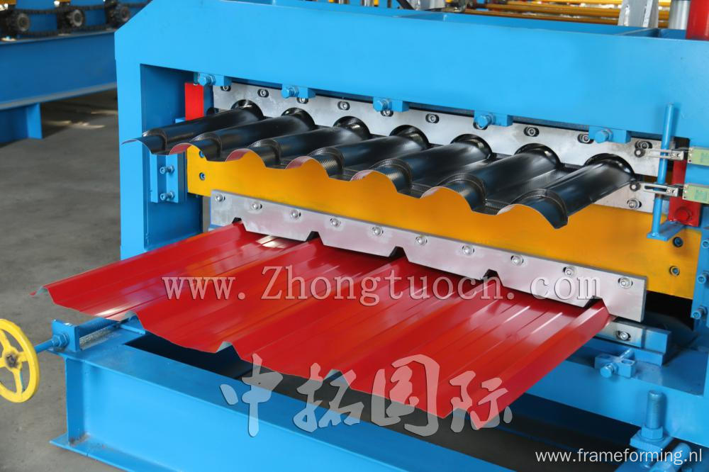 Double Sheet Corrugated And Roll Forming Machine