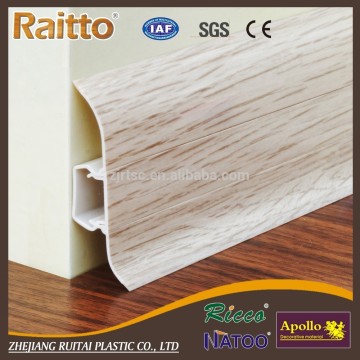 Surface printed pvc skirting board