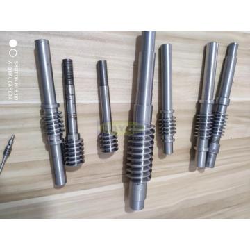 Precision thread grinding worm shaft