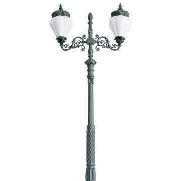 Double Arm Decorative Garden Street Light Pole RHS-16258