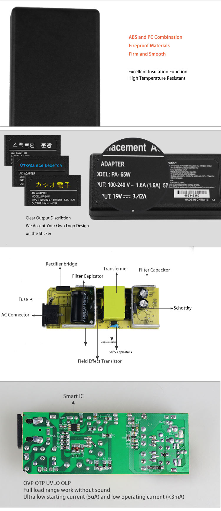 Adapter for Asus Laptop