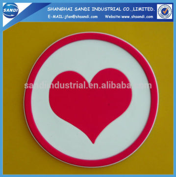 funny design rubber cup pad for advertising