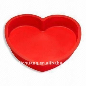 FDA silicone cake mold,HEART SILICONE MOULD