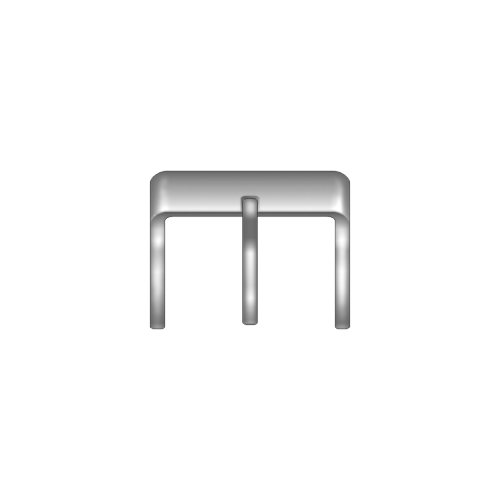 Solid 316L Stainless Steel Pin Buckles