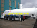 54000L 28MT LPG Gas Tanker รถพ่วงบรรทุกน้ำมัน / น้ำ