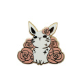 Pin de solapa de esmalte duro animal lindo personalizado