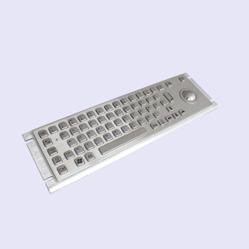 Keyboard stainless steel berkualitas tinggi untuk kios informasi