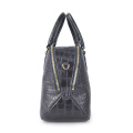 Classic Embossed Antique Leather Tote Bag for Women