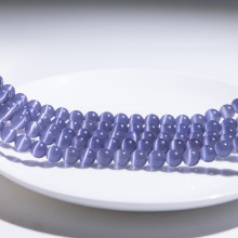 Synthetic Purple Cat Eye Loose Beads DIY Jewelry