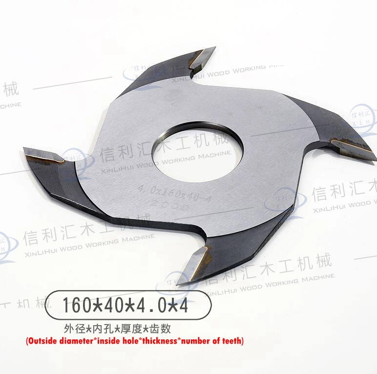 Wood Cutting Carbide Special Coating Finger Jointer Cutter 150X4.0X4z 160mm Finger Joint Cutter, Used for Laminated Timbers and Furniture Wood Finger Jointing