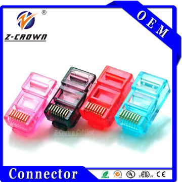 8Pin Cat5e/Cat6 Ethernet Connector RJ45 Plug For Cat5e Cat6 Cat7