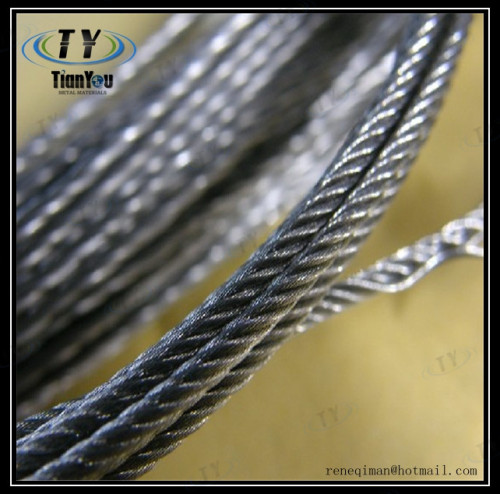 0,8 mm Wacuum Evaporation Coating Tungsten Twisted Wire