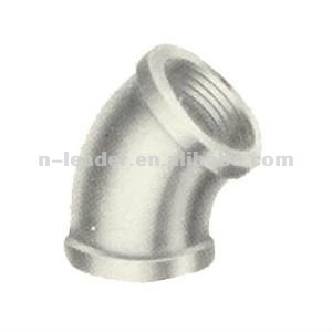 Galvanized 45 degree elbow