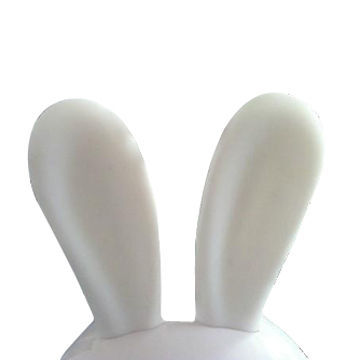 Silicone bunny ears/nose for developmental toys, BPA free