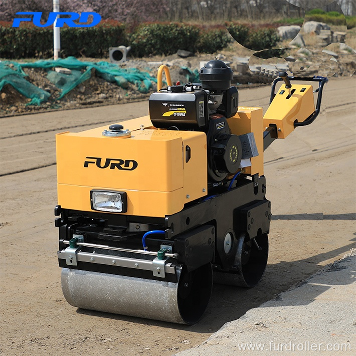Hydraulic Walk Behind Double Drum Vibration Road Roller