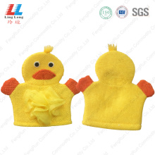 Duck yellow animal bath gloves sponge