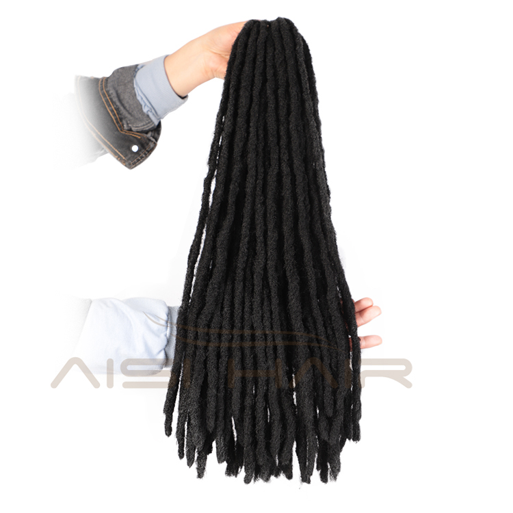 Aisi Hair Dreadlocks Crochet Braids Soft Goddess Faux Locs Crochet Hair Synthetic Braiding Hair Extension For Black Women