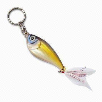 Fish-shaped Memory Stick with Keyring