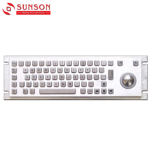 Industriell Metal Tastatur mam Trackball