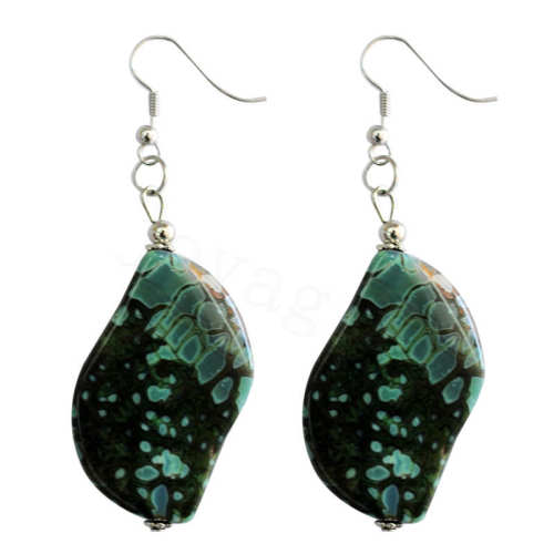 Natural Gemstone Agate Earring