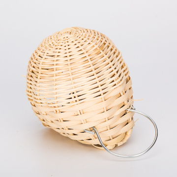 Percell Egg Shaped Small Rattan Bird Nest