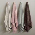 Mjuka 3st bomullshandduksuppsättningar av hög kvalitet badhanddukar