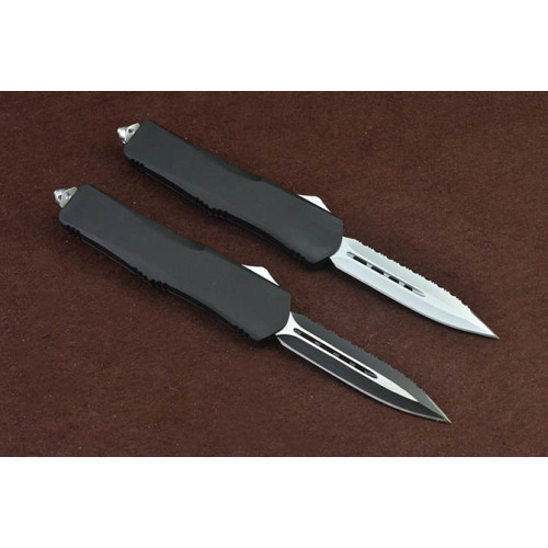 Double Edge Automatic Knife with Safety Lock