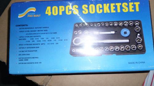 goedkoop en kwaliteit 40pcs socket set