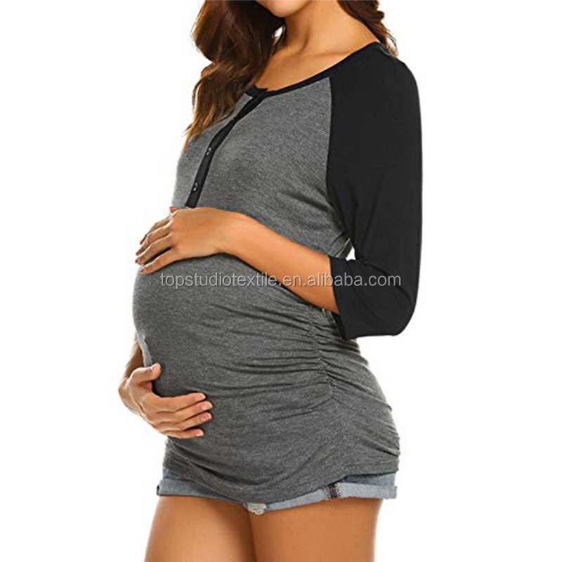 Amazon Best Selling Spring/Summer Pregnant Clothes Wear online Maternity Clothing