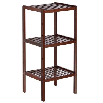 3-Tier Bathroom Utility Bamboo Storage Shelf Rack