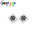 480nm 485nm 5050 สีน้ำเงิน SMD LED 3 ชิป