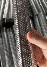 Anechoic titanium perforated tube