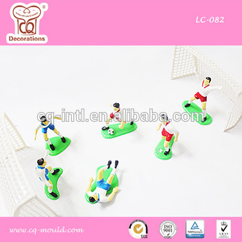 plastic football team kits cake decoration kits