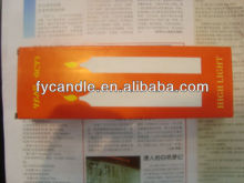 Abidjan Cote D Ivoire market Handcrafted Paraffin Wax White Candles light/ Velas/ Bougies/ mobile: 0086-18733129187