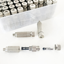 Anti-Drip Misting Nozzle for High Pressure Misting Systems: Fog Mist Spray Nozzle