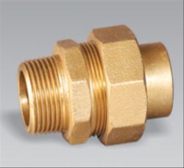 Brass pipe fitting brass Male Equal Union