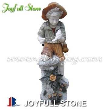 Marble Outdoor Children Garden Statues